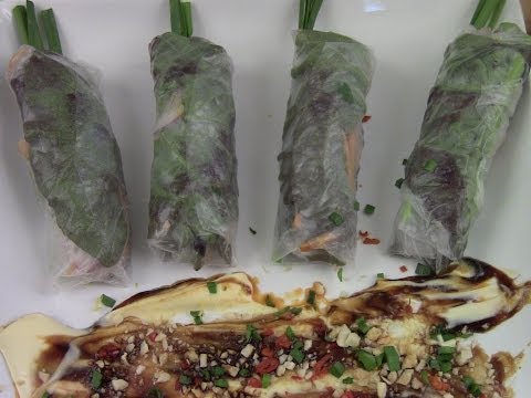 Herb And Vegetable Spring Roll Recipe
