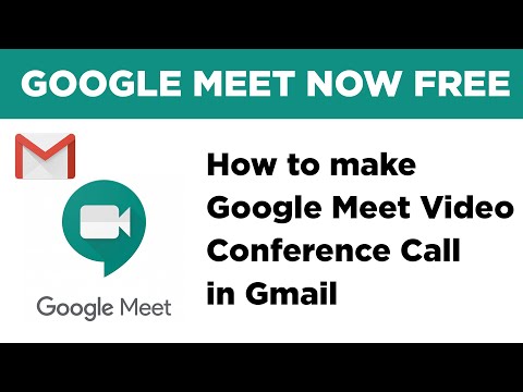How to make Google Meet Video Conference Call in Gmail | Geek Gokul - Tamil
