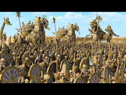 CHAOS DWARFS vs TOMB KINGS - Warhammer Battle