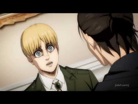 Eren Beats Up Armin (English Dub) | Attack On Titan Season 4 Episode 14 English Dubbed