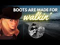 These Boots Are Made For Walkin Dark Acoustic Folk Cover Nancy Sinatra