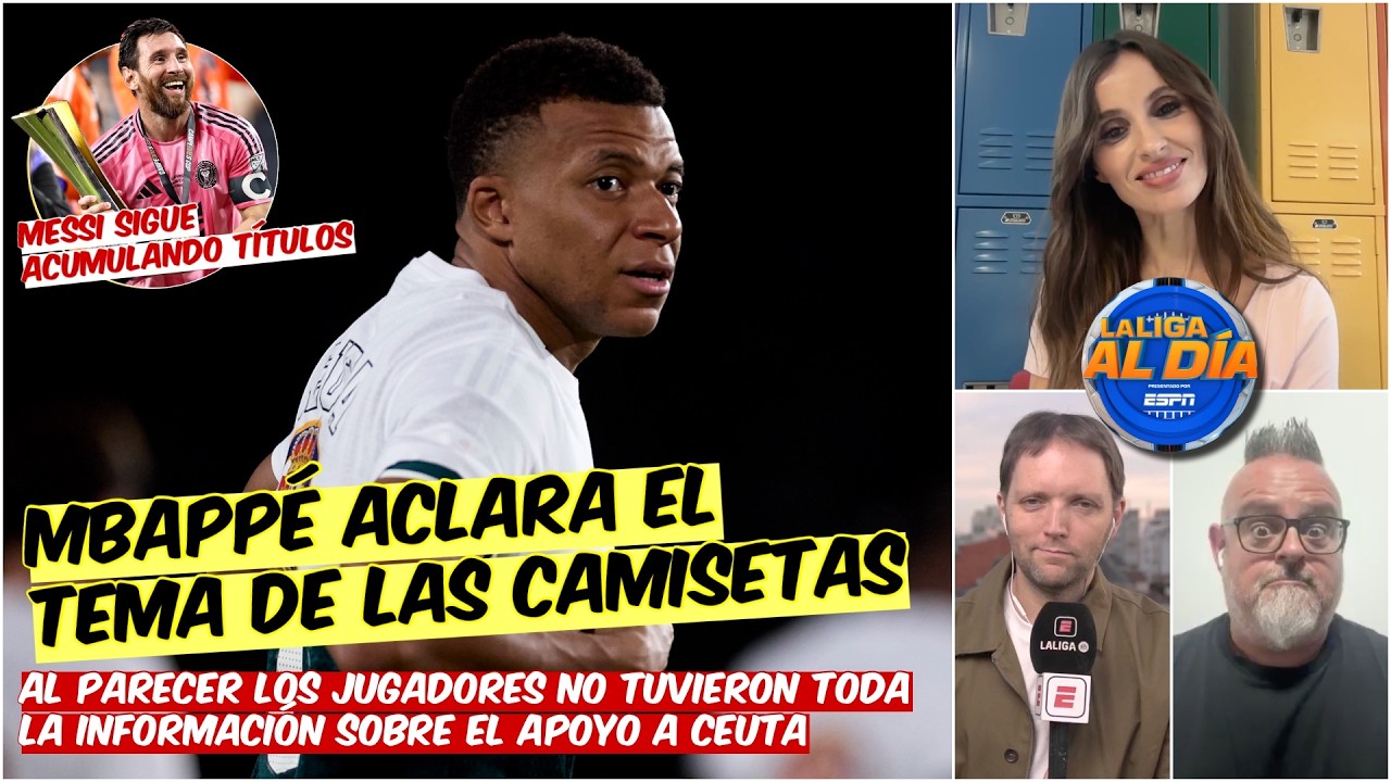 Mbappé ACLARA tema de las CAMISETAS. Florentino VIAJA a CEUTA a calmar las AGUAS | La Liga Al Día