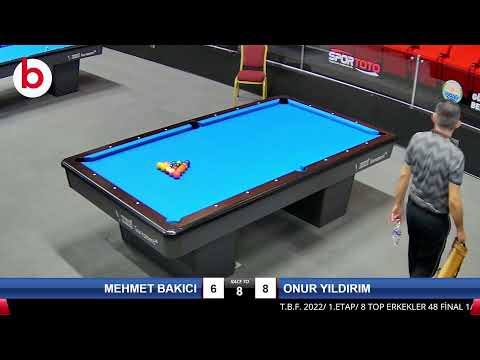 MEHMET BAKICI & ONUR YILDIRIM Bilardo Maçı - 