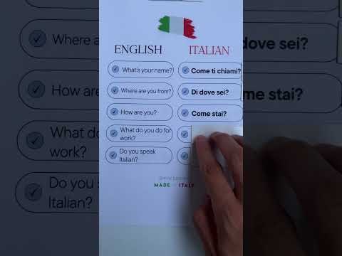 Learn Italian with me! 🇮🇹📚 #learnitalian