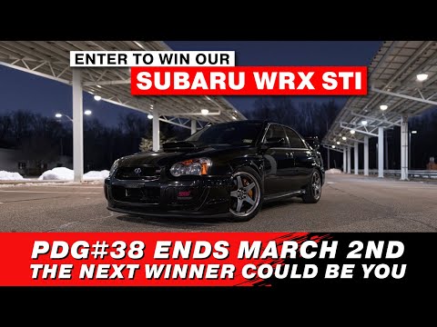 PDG38 - 2004 Subaru Impreza WRX STI - Java Black Pearl