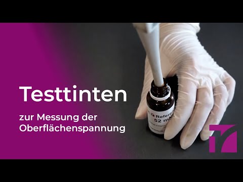Intro: Testtinten zur Messung der Oberflächenspannung | Tantec Deutschland