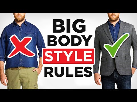 How To Dress Sharp... Even If You're FAT (21 Large Guy Style Tips)