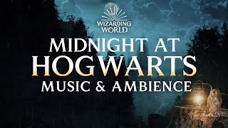 Harry Potter Music & Ambience | Midnight at Hogwarts (Remastered) with ASMR Weekly