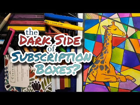 The "Dark Side" of Subscription Boxes? Forgotten Art Supplies...