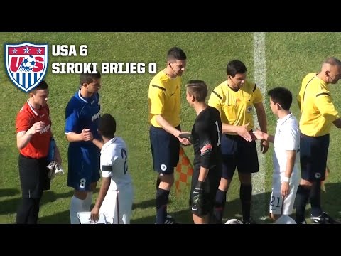 U-18 MNT vs. Siroki Brijeg: Highlights - April 25, 2015
