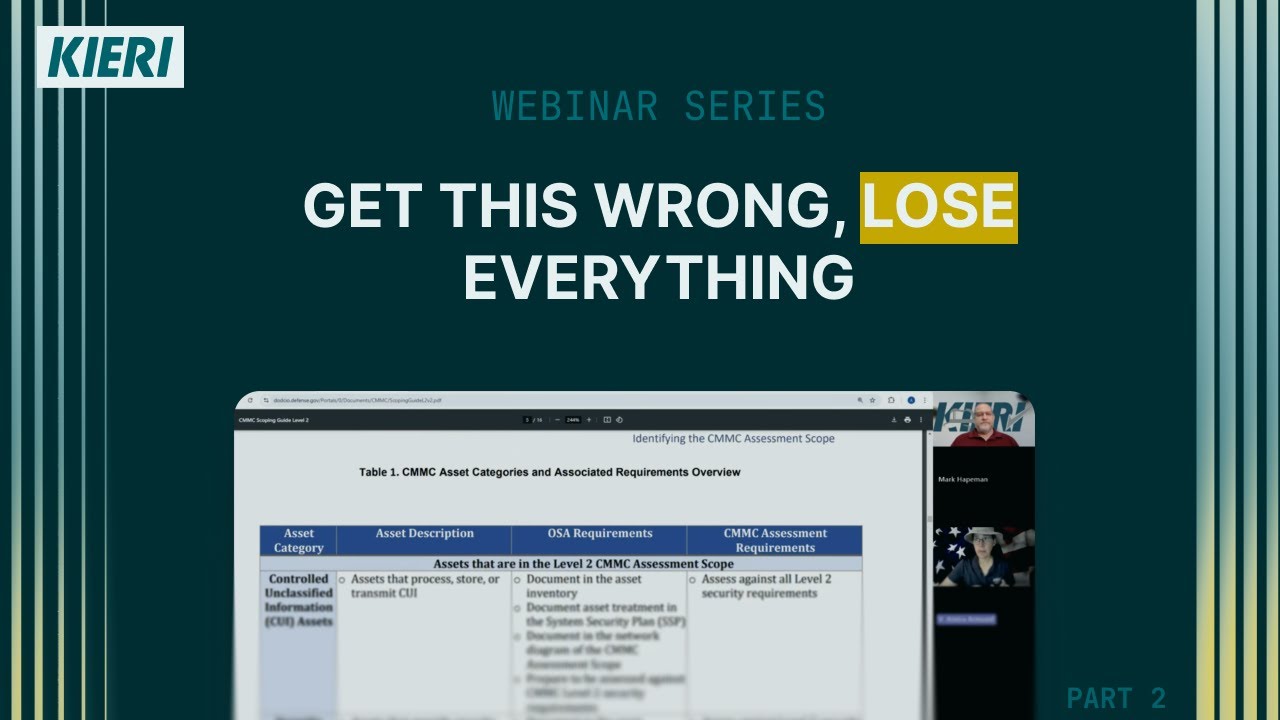 Part 2: CMMC Scoping after the Final Rule – CUI Assets