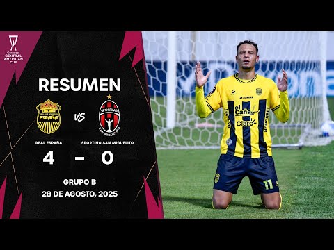 Real España vs San Miguelito | Copa Centroamericana Concacaf 2025 | Fase de Grupos