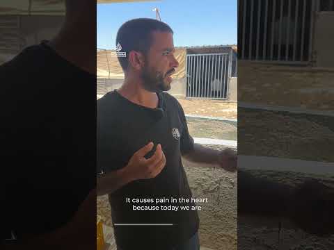 Palestinian homes sealed off by Israeli military restrictions | AJ #shorts