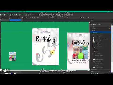BIrthday Flyer in 15 mins - Coreldraw tutorial