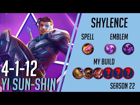 BUILD YI SUN SHIN TERSAKIT JUNGLER 🗡️🏹 MOBILE LEGENDS: BANG BANG SEASON 22 GAMEPLAY #101
