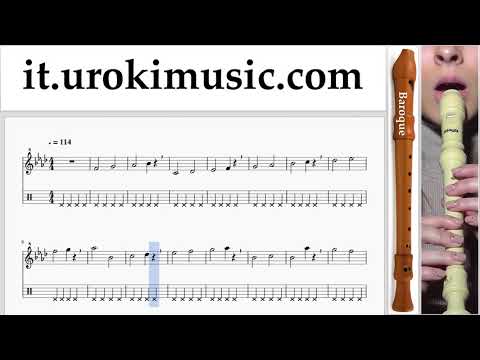 Corso di Flauto Dolce B. P!nk - What About Us Tablature Tab Parte#1 Esercita um-i276
