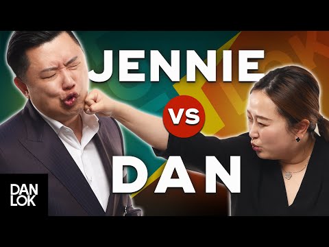 Jennie LokがDan LokのステージでROASTSします。 (Jennie Lok ROASTS Dan Lok On Stage)