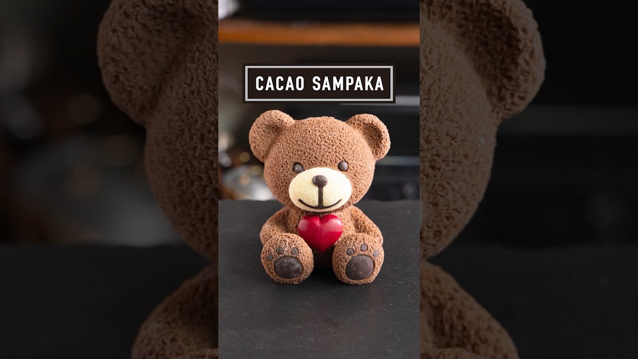 おすすめバレンタイン2026！#3 カカオサンパカ「ハートベア カロロ」 #valentinesday #chocolate #バレンタイン #shorts #チョコレート #pr