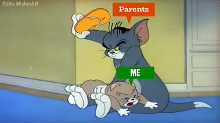 Exam Result Funny Meme  Tom & Jerry  Edits Muk