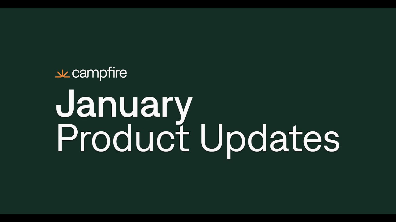 New on Campfire: January Edition 2026