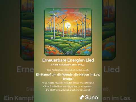 Erneuerbare Energien Wende Lied