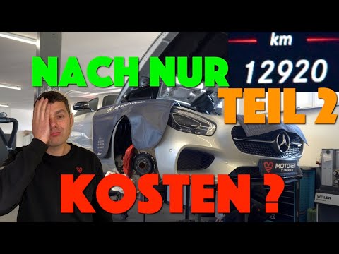 PART 2 Engine after 12920 KM total loss! Unbelievable AMG GT Mercedes sports car