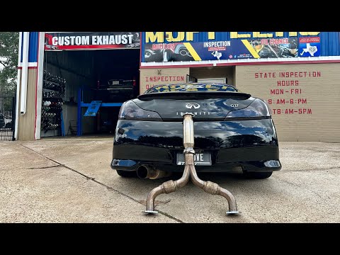 This Made The Best Sounding G37 Exhaust! | Resonated Y Pipe Install