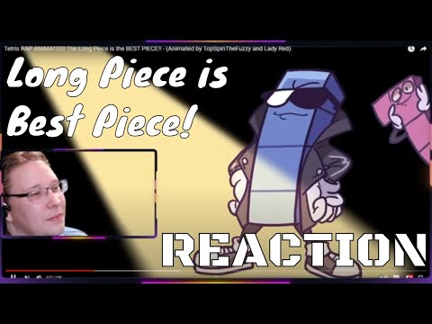 ⭐Tetris RAP ANIMATED! The Long Piece is the BEST PIECE!!︱REACTION (Starbomb & Egorapter)
