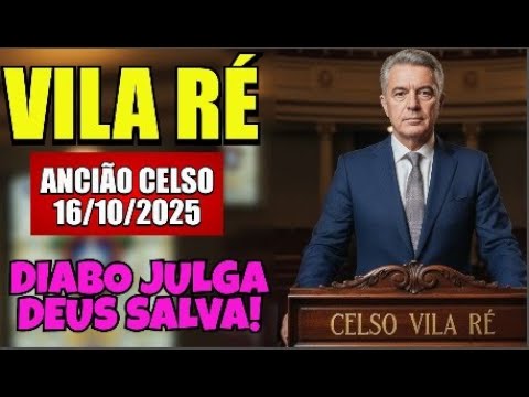 CCB-VILA RÉ SP-ANCIÃO CELSO  FOI PEGO  PELO ESPIRITO SANTO NA IGREJA DIA 16/10/2025 -JEREMIAS 5#ccb