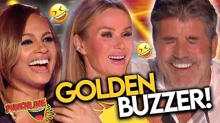 FUNNIEST GOLDEN BUZZER Auditions On BGT!