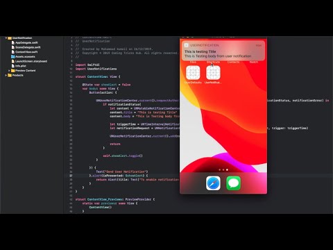 User Notification using SwiftUI