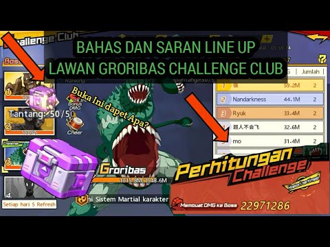 TIPS DAN BAHAS! Cara Lawan Groribas Boss! Di Challenge Club || One Punch Man The Strongest