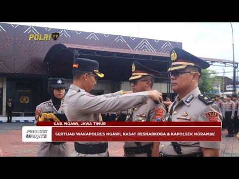 PRESISI UPDATE: KAPOLRES NGAWI PIMPIN SERTIJAB PEJABAT UTAMA DAN KAPOLSEK 10/01/2025 10.00