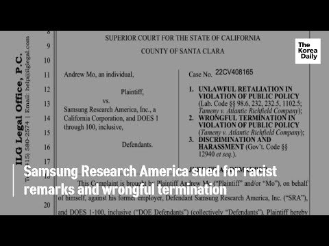 Samsung Research America (SRA) sued for racist remarks and ...