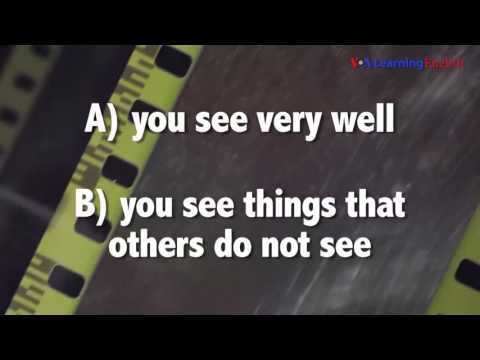 English @ the Movies: 'You Are Having Visions'