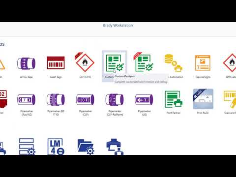 Приложение Brady Custom Designer видео
