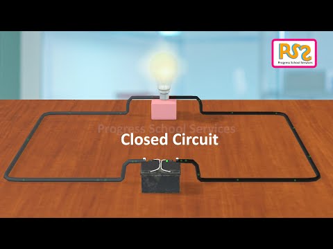 Difference Between Open & Closed Circuits in 3D Animation // physics Videos Class V4GROWUP #v4growup