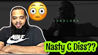 Sarkodie - Landlord (Lyrics Video) | REACTION | NASTY C DISS!!?