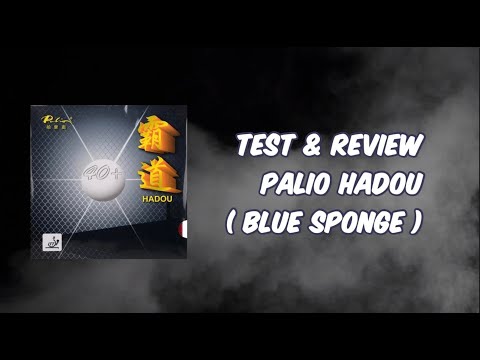 Teste e analise a esponja de borracha azul “Palio Hadou”