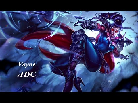 League of Legends- Vayne ADC full game Commentary