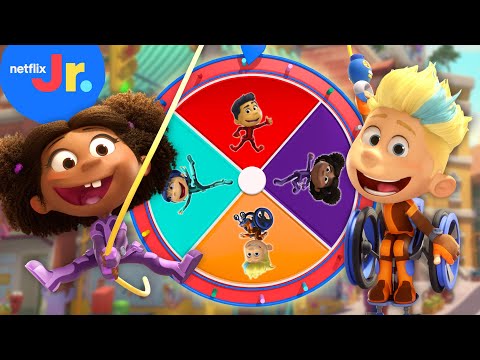 Team Zenko Go Mystery Wheel of Missions | Netflix Jr