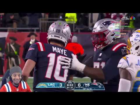 FlightReacts To Chargers vs Patriots Game Highlights | 2025 NFL Season Wild Card Round!