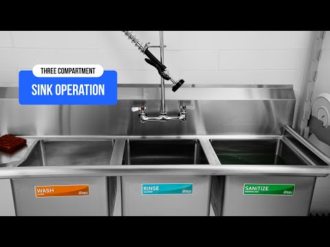 How to Use a Three Compartment Sink Properly