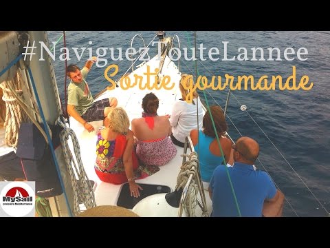 mini-croisière gourmande en voilier Var- gourmet cruise on sailboat in Provence