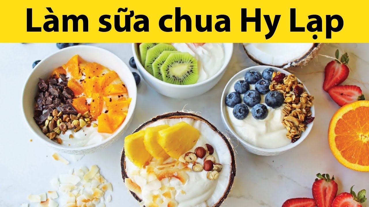 RECIPE "Sữa chua Hy Lạp" cùng máy làm sữa chua & pho mát Kuvings KGC-712CB [Greek Yogurt Function]