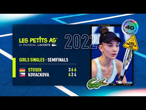 Les Petits As 2022 | Girls Semifinals | Alena Kovackova vs. Julia Stusek