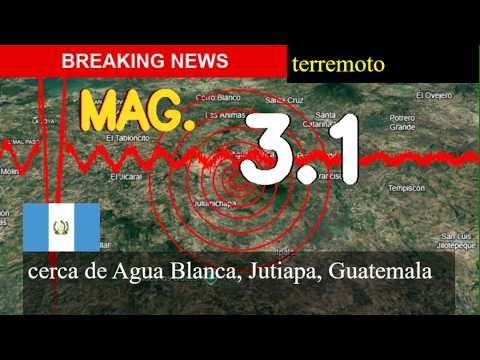 😱🚨 Terremoto cerca de Agua Blanca, Jutiapa, Guatemala actualizaciones en vivo hoy: un temblor de mag