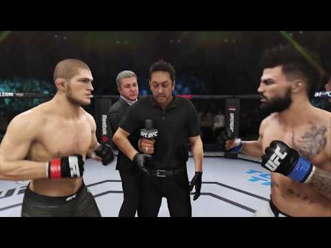 Khabib vs. Mike Perry (EA Sports UFC 3) - Champion Fight ☝️🦅