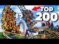 My Top 200 Roller Coasters In The WORLD