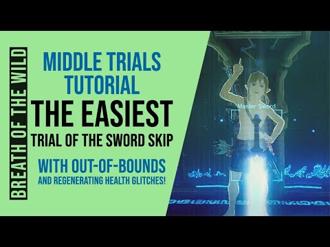 BOTW Middle Trials – The Easiest Way to Skip the Trial of the Sword on Floor 1 (Zelda Tutorial)